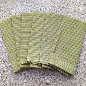 Bed, Bath & Beyond Green Habitat Napkins, Set of 6, NWT
